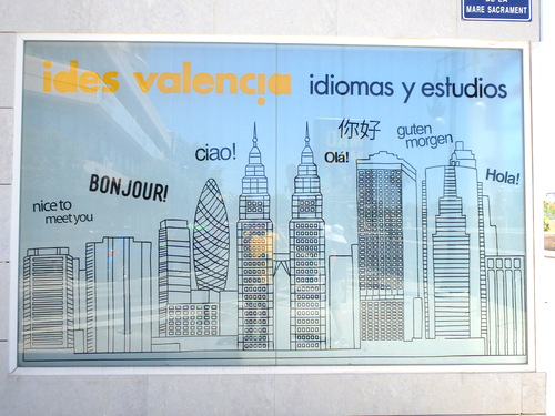 It is a sign for a Travel Office.